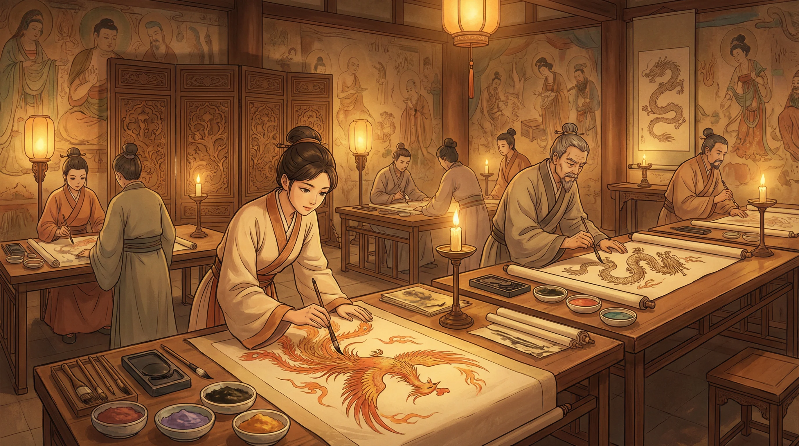 画师入驻 - 介绍卖淫罪 国风动漫画师