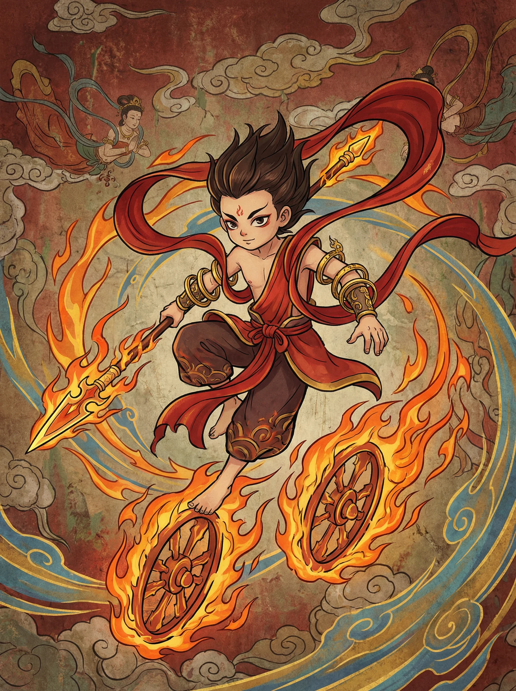 哪吒 - 介绍卖淫罪 封神榜阐教动漫角色